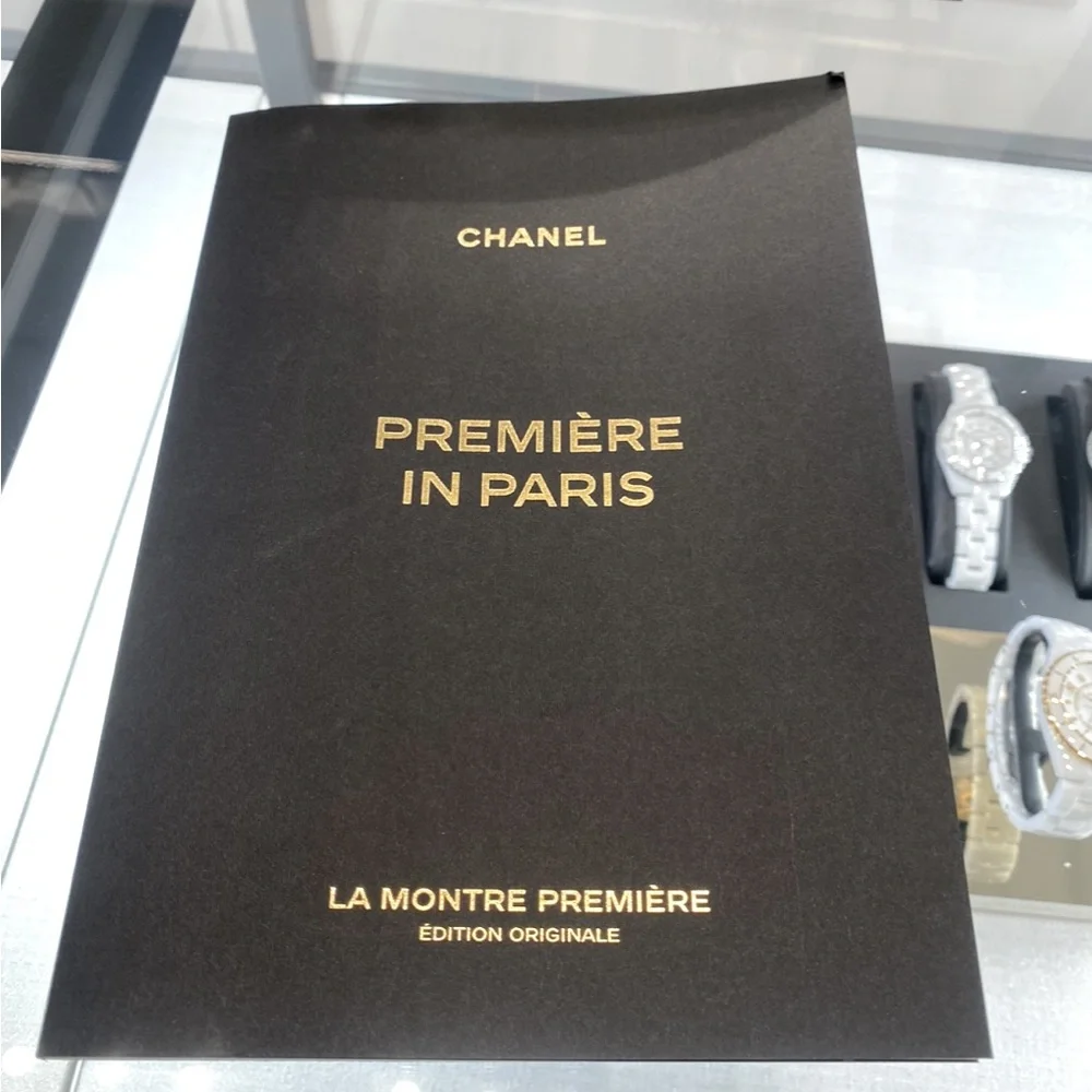 Chanel Black Watch Book Luxurious Minimalism